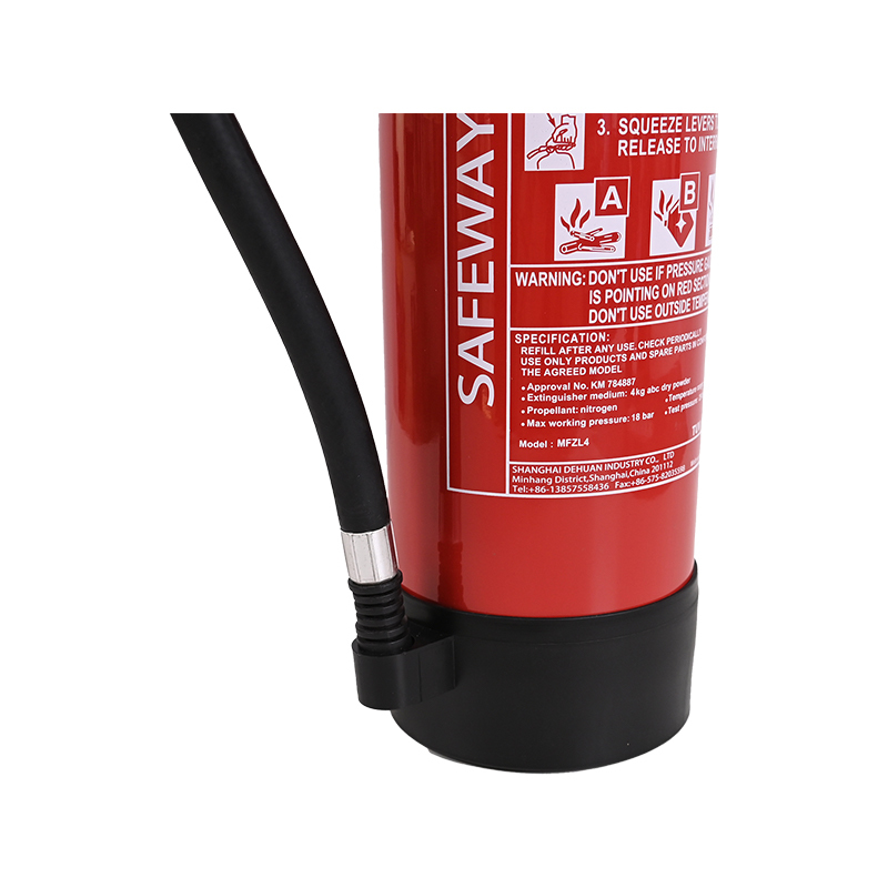 BSI EN3 Certified 4kg ABC Dry Powder Fire Extinguisher with DC01 Material for Home and Commercial Use