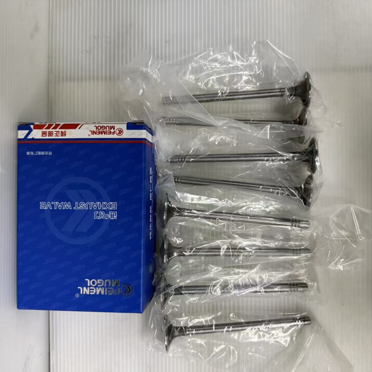 Precision Manufactured XS7Q-6507-A3C Intake Valve for Ford Transit V348, Complete Box of 8 Pieces for Stable Engine Performance.