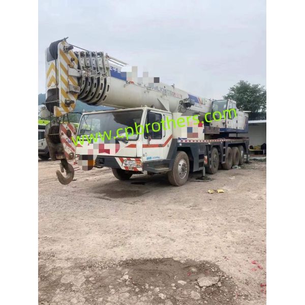 QY200V Zoomlion 110ton Terrian Mobile Crane Truck Used Crane After-sales Service Avaliable