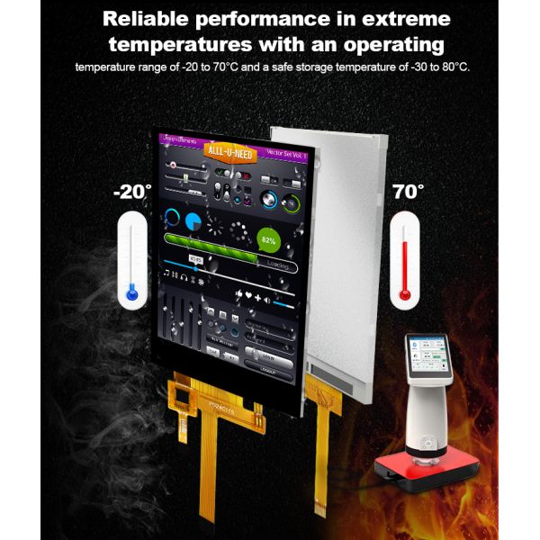Polcd Qvga 240x320 Resolution 2.4 inch ST7789V3 Touch Screen CTP TFT LCD Display Module
