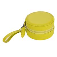 Vitrine de bijoux de voyage de filles “, fermant à clef la petite caisse en cuir de bijoux de voyage