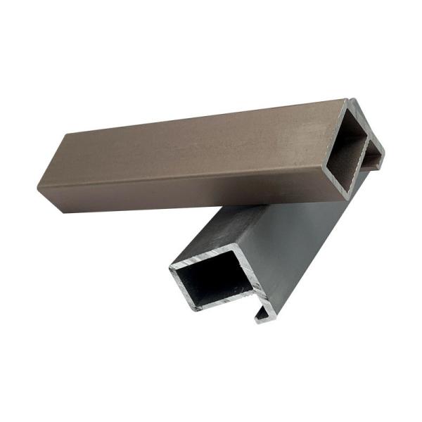 Minimalist glass door aluminum wine cabinet bookcase sliding door edge Extrusion Aluminum Window Door Profiles