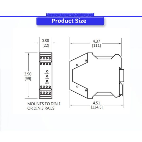 Стабильный и UNIVO ULVC1000Y LVDT/RVDT дифференциальный датчик для точных изменений смещения