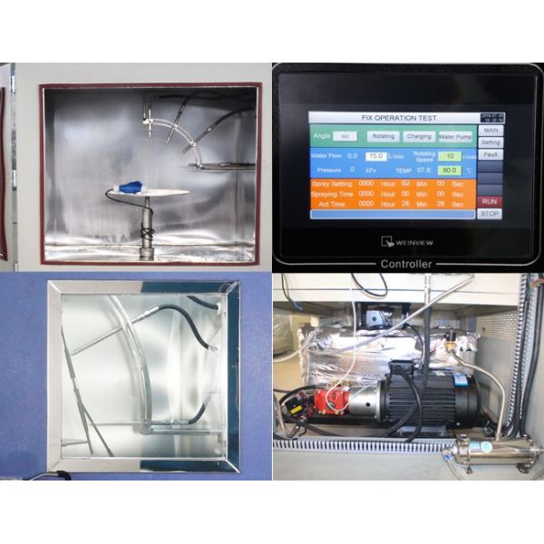 Jet de vapeur à haute pression nettoyant le jet d'eau climatique de chambre d'essai IPX9K