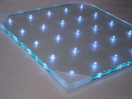 luminous Led glass film,pdlc film,  electicity film