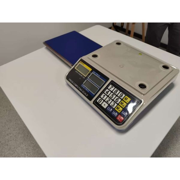 AC / DC Power Supply Electronic Food Computing Weight Weigh Scales With Green LED Display