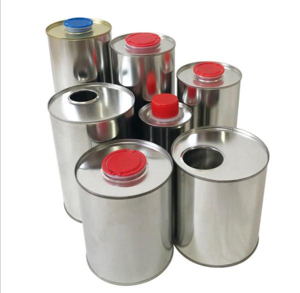 latas vazias da pintura do metal Tin Cans CMYK da tampa plástica feita sob encomenda de 18L