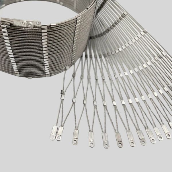 Wire Rope Stainless Steel Zoo Mesh Corrosion Resistant Customizable Mesh Openings With High Tensile Strength