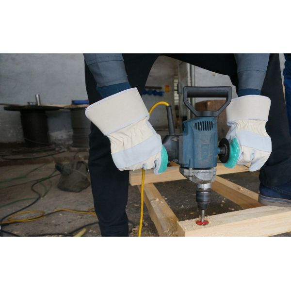 Легкие перчатки безопасности кожи коровы водителя чистки