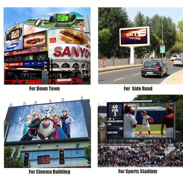 Steel / Aluminum SMD P5 Flatness Outdoor Advertising LED Video Wall 920 Hz