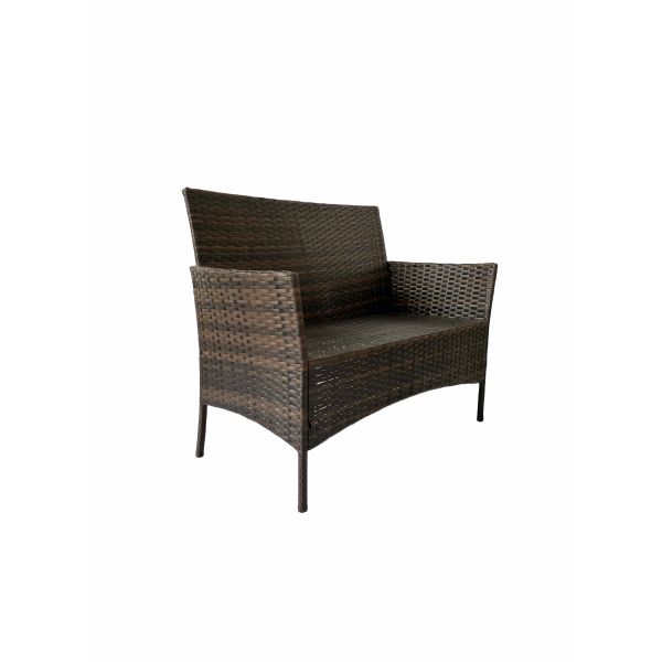 China Factory Wholesale Rattan Sofa Waterproof Design Indoor Outdoor Sofa Table Chair Dining Desk Ottoman Furniture Set