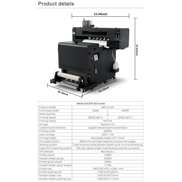 Печатный принтер для футболок с технологией чернил I3200 XP600 и автоматическим шейкером
