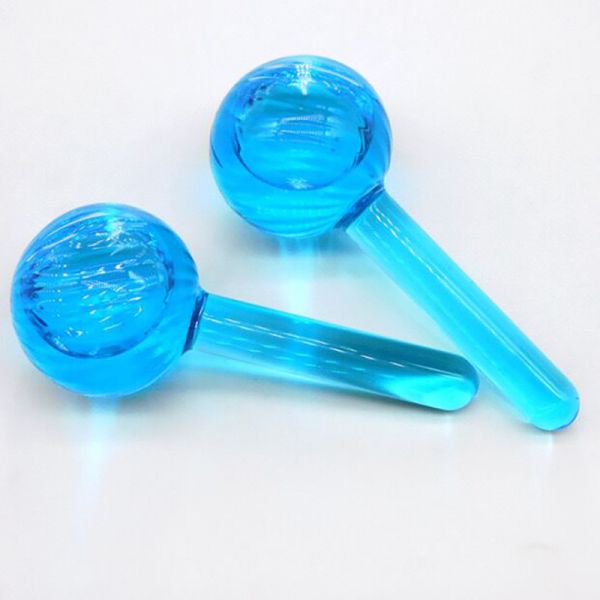Blue Facial Roller Cold Skin Massagers for Facials Green Ice Globes Cooling and Tightening Massage Device