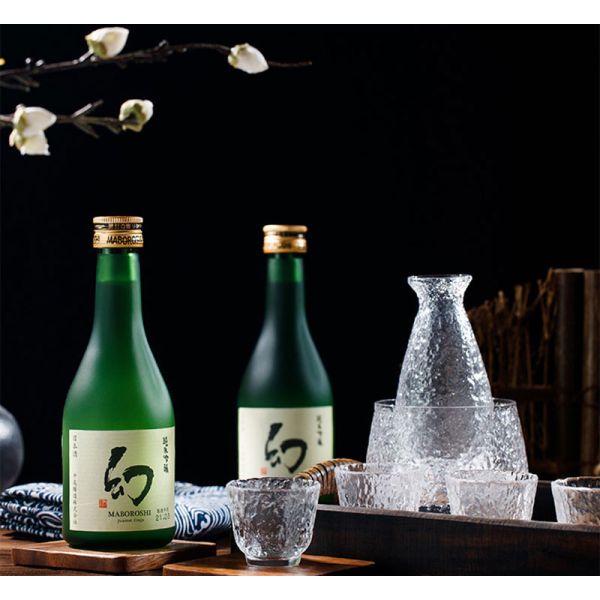 Customized Japanese Sake Ingredients Label wine Bottle Sticker Printing Design