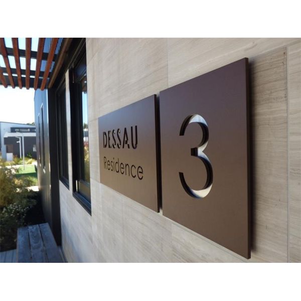 Изготовленный на заказ сад украшает знак стены Кортен вырезывания лазера ржавый стальной для дороги