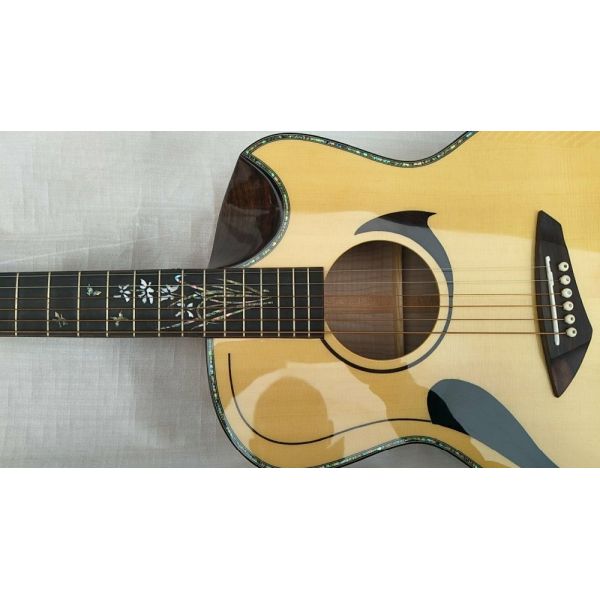 AAAA all solid guitar grand new customize acoustic guitars