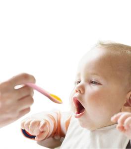 JOURJOY Silicone shorter Spoon Cutlery Handle for Baby Infant Feeding With Size