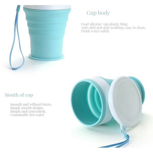 Novel Style Outdoor Folding Water Cup for Sports and Travel Tea Cup Camping Novel Design