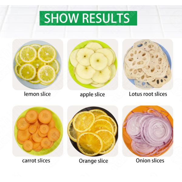 Commercial Lemon Slicer Machine Carrot Cutting Slicing Machine Electric Potato Cutting Machine Cutter 220V-50HZ Provided 2 Years