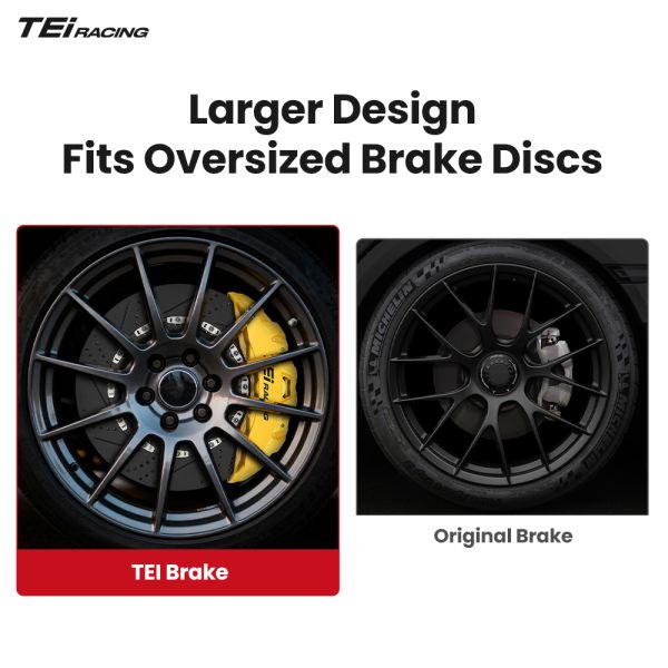 TEI P60NS+ BBK 6 Piston Rake Caliper Covers 18inch 19inch Brake Disc Brake Kit for BMW X6 E71 F16 F86 G06