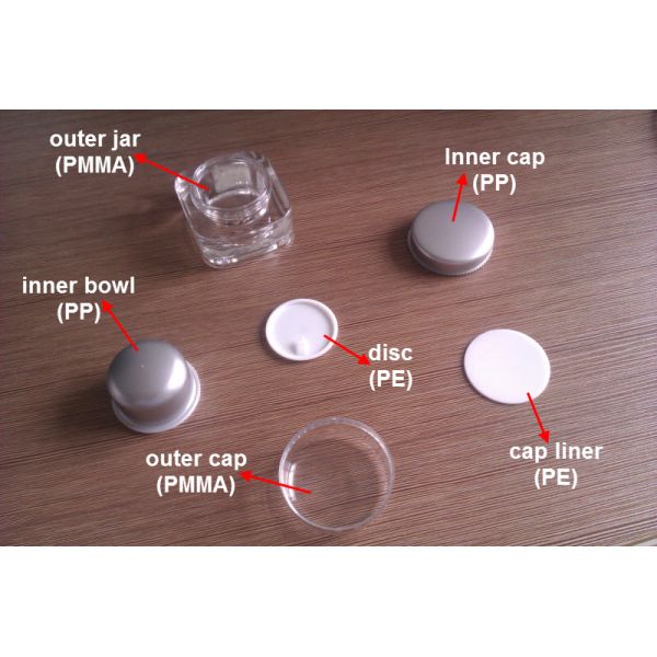 Wholesale New Design Modern Cosmetic Packaging Bottles High End Acrylic Cosmetic Cream Bottles And Jars