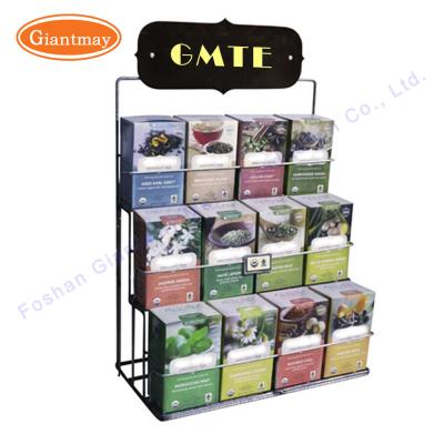Cremalheira de fio Tabletop superior contrária do tampo da mesa da exposição do suporte