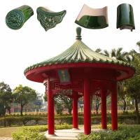 Durabilidad larga de cerámica china tradicional de las tejas de tejado del pabellón del jardín 1900N