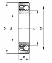 Rodamientos de rodillos esféricos axiales esféricos del cojinete de empuje del rodillo de P6 P0 Gcr15