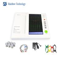 Équipements automatiques de patient de mesure de machine de l'électrocardiogramme ECG de la Manche de l'écran tactile 12