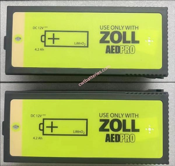 Original Zoll AED Pro Rechargeable Lithium Battery 12V 4.2Ah Long-Lasting Defibrillator Battery