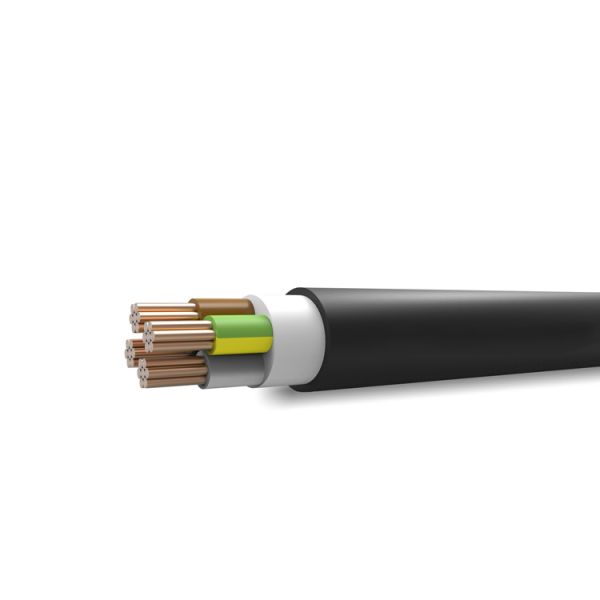 N2XBY 0.6/1KV Copper Conductor XLPE Insulated PVC Sheathed Cable For Industrial Applications