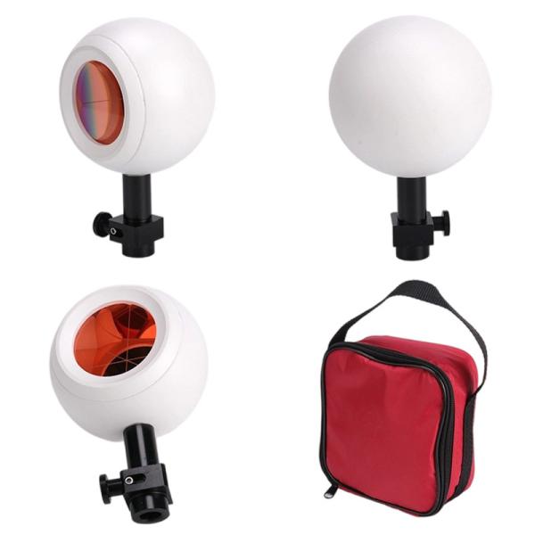Total Station Spherical Sphere Prism Glass Magnetic Base Total Station Ball Prism Land Surveying Equipment