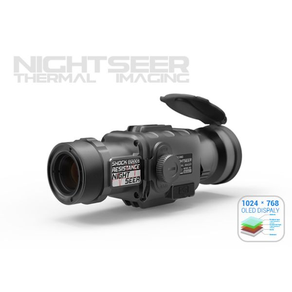 Intelligent Thermal Clip On Thermal Imager Scope Add On 1024*768 OLED Display