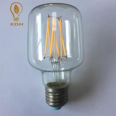 Bulbos 240V E27 3000K Dimmable do filamento do diodo emissor de luz de PS60 6w Edison