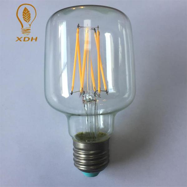 Bulbos 240V E27 3000K Dimmable do filamento do diodo emissor de luz de PS60 6w Edison