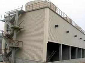 Panel plano de FRP de superficie lisa para aislamiento térmico de torres de refrigeración en la fabricación
