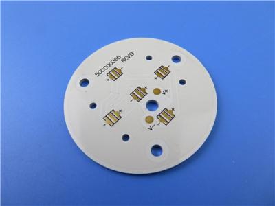 PWB de superfície de alumínio do revestimento do PWB ENIG do núcleo de 5052 metais para a iluminação do diodo emissor de luz