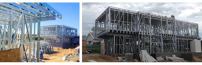 Виллы энергосберегающей доступной Prefab виллы стальной структуры дома полуфабрикат