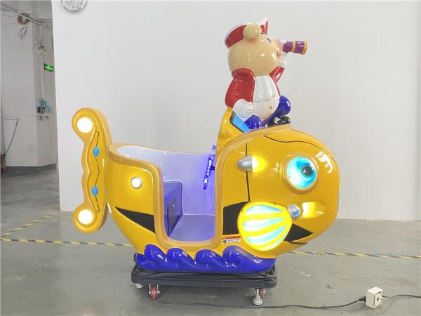 Mini Bus Kiddie Ride With HD Screen Play Rabbit Cruiser Style Fiberglass Material