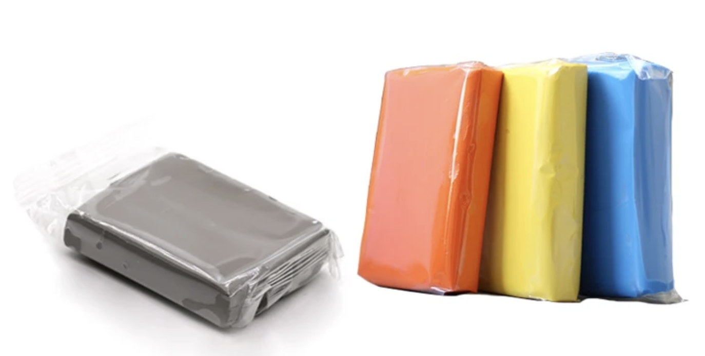 Grey Synthetic Auto Clay Bar A++ Grade Removes Stubborn Contaminants