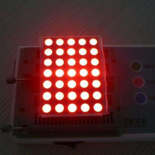 5mm 5x7 Dot Matrix Led Display Ultra Bright Yellow Widely for Moving Signs