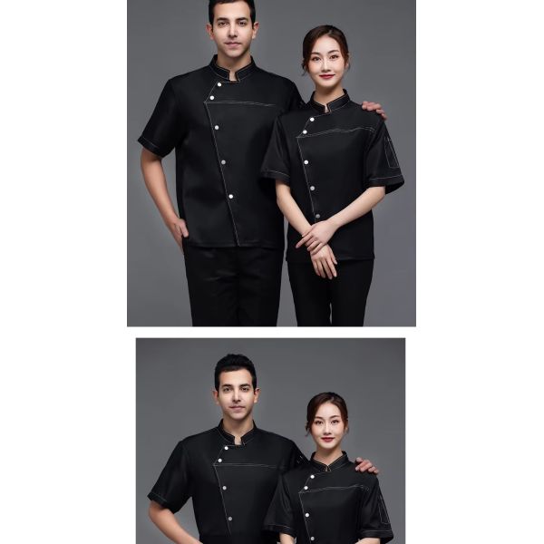 Fashion Restaurant Kichen Cooking Clothes Chefs Works Jacket Clothing Uniform Designs For Men And Women