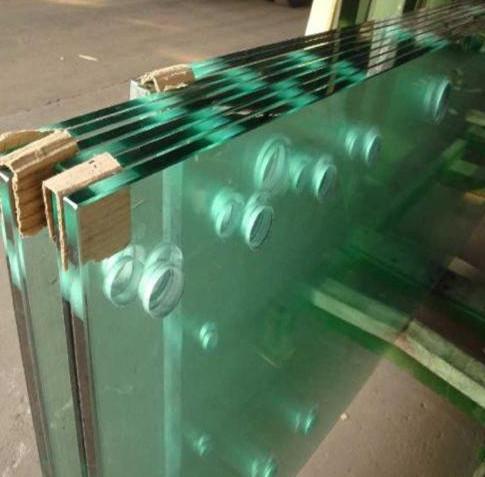 6.38-40.38mm PVB Clear Laminated Safety Glass Customized