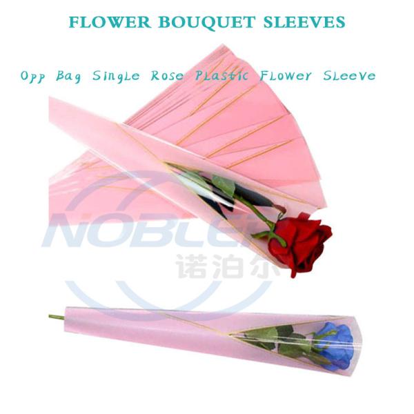 Aierflorist Sacos com Mangas de Plástico Transparente para Flores Rosas Simples Embalagem para Flores Cortadas