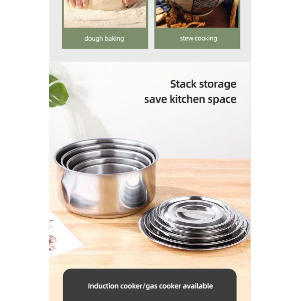 Hot Sale Restaurant Soup Pot Stainless Steel Cookware Pots Ollas Cooking Ware Set Cooking Pot With Lid