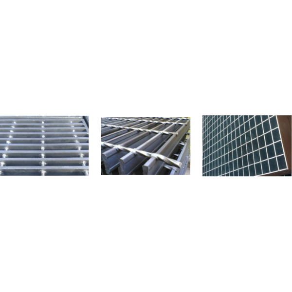 Iron Square Grid Machine Forge Welding Galvanized Steel Stair Treads and Steel Grating Stairs