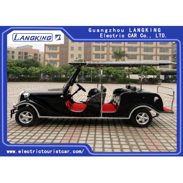 Safety Six Seater Pure Electric Shuttle Bus For Reception 4KW DC Motor