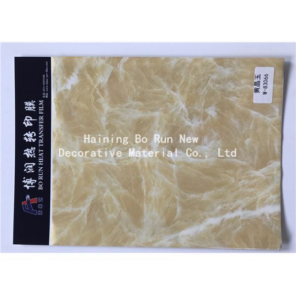 Waterproof PVC Marble Sheet Texture Anti Corrosion For Wall Covering