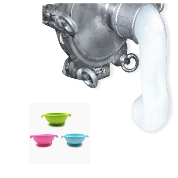 Infant Feeding Bowl 35 KN/M 500% 2 Part Liquid Silicone Rubber