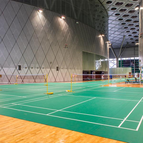 Wear-Resistance PVC Sports Flooring Acoustic Table Tennis Floor In Roll